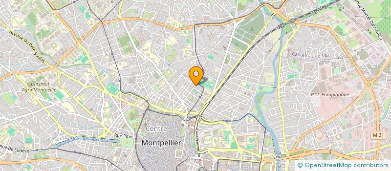 localisation de l'entreprise MADAME CHARLENE BREDY à MONTPELLIER