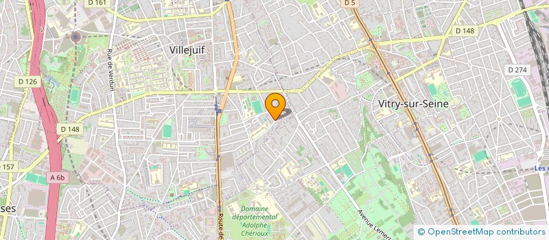 localisation de l'entreprise MADAME CHARLENE BRIAND à VILLEJUIF