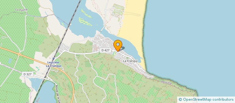 localisation de l'entreprise MADAME CHARLENE CALVET  LEUCATE