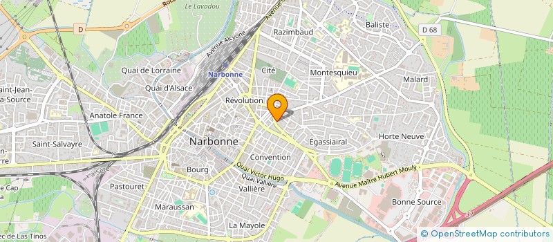 localisation de l'entreprise MADAME CHARLENE CAMPAGNE à NARBONNE