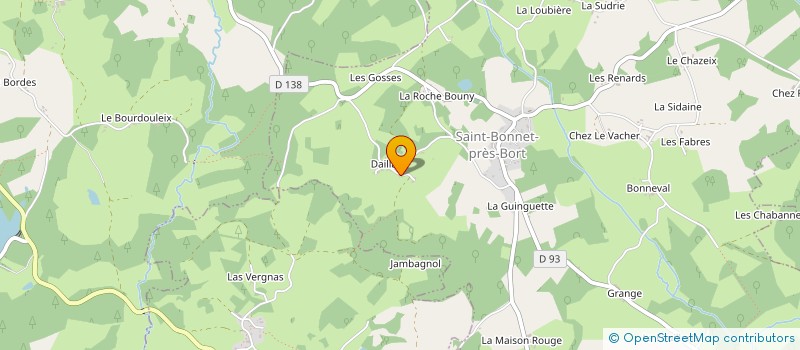 localisation de l'entreprise MADAME CHARLENE CAMUS  SAINT-BONNET-PRES-BORT