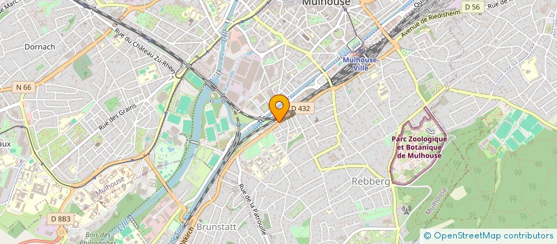 localisation de l'entreprise MADAME CHARLENE CARNEIRO  MULHOUSE