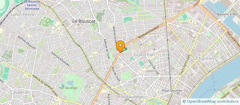 localisation de l'entreprise MADAME CHARLENE CAZEMAJOU  BORDEAUX