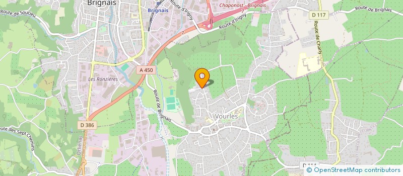 localisation de l'entreprise MADAME CHARLENE CERI  VERNAISON