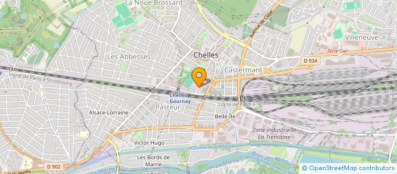 localisation de l'entreprise MADAME CHARLENE CHALONO à CHELLES