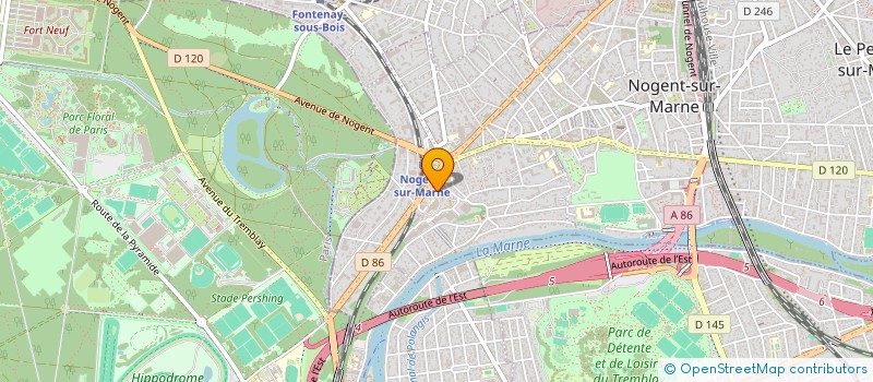 localisation de l'entreprise MADAME CHARLENE CHARPRENET  NOGENT-SUR-MARNE