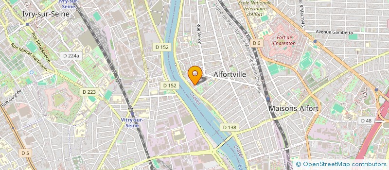 localisation de l'entreprise MADAME CHARLENE CHATELAIN à ALFORTVILLE