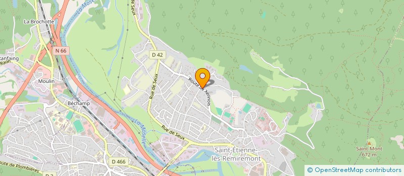 localisation de l'entreprise MADAME CHARLENE CHEVALLEY  SAINT-ETIENNE-LES-REMIREMONT