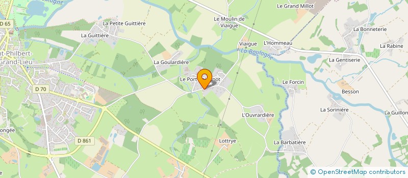 localisation de l'entreprise MADAME CHARLENE CIVEL  SAINT-PHILBERT-DE-GRAND-LIEU