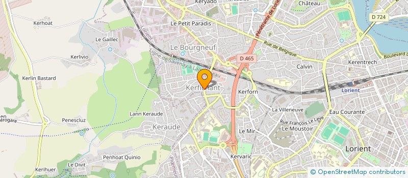 localisation de l'entreprise MADAME CHARLENE COIFFARD  LORIENT