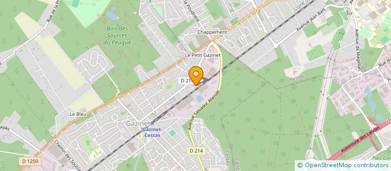 localisation de l'entreprise MADAME CHARLENE CONSTANT  CESTAS