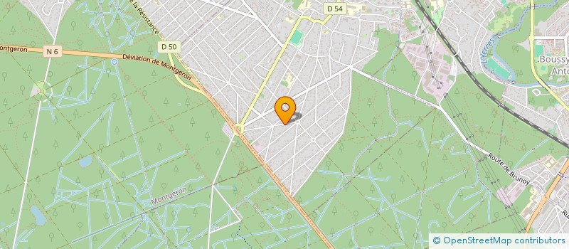 localisation de l'entreprise MADAME CHARLENE COQUARD  BRUNOY