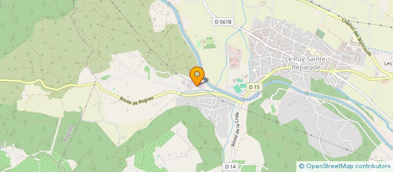 localisation de l'entreprise MADAME CHARLENE COTS  LE PUY-SAINTE-REPARADE