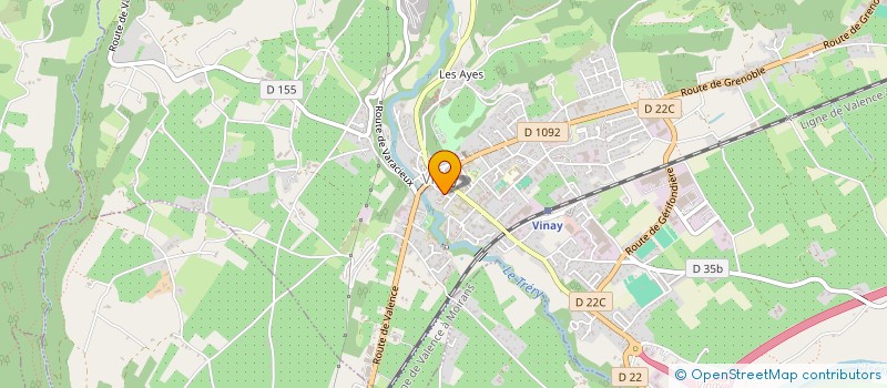 localisation de l'entreprise MADAME CHARLENE COUX à VINAY