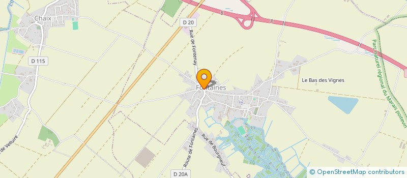 localisation de l'entreprise MADAME CHARLENE CRESSENVILLE  DOIX LES FONTAINES