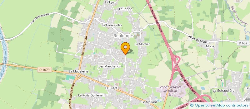 localisation de l'entreprise MADAME CHARLENE CRIBEL à REPLONGES