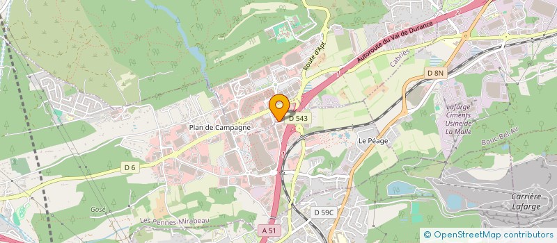 localisation de l'entreprise MADAME CHARLENE CRISCUOLO à LES PENNES-MIRABEAU