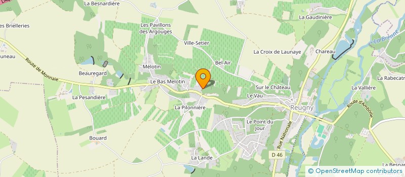 localisation de l'entreprise MADAME CHARLENE DAVID  REUGNY