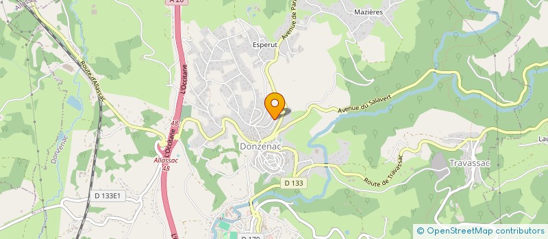 localisation de l'entreprise MADAME CHARLENE DECOOL  DONZENAC