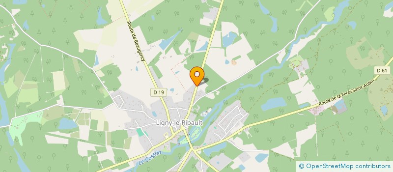 localisation de l'entreprise MADAME CHARLENE DEMAGNY à LIGNY-LE-RIBAULT