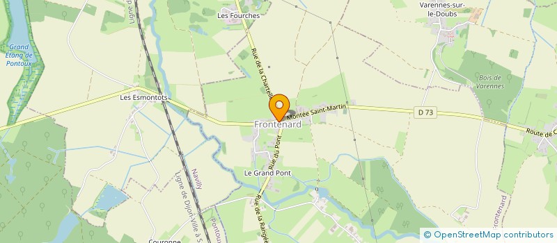 localisation de l'entreprise MADAME CHARLENE DENIZOT  FRONTENARD