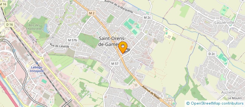 localisation de l'entreprise MADAME CHARLENE DENOS à SAINT-ORENS-DE-GAMEVILLE
