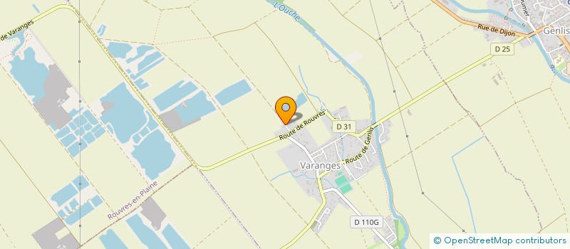 localisation de l'entreprise MADAME CHARLENE DESCHAMPS  VARANGES