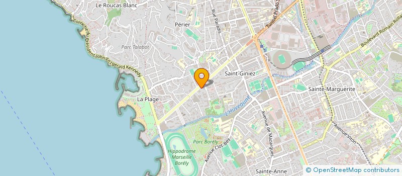 localisation de l'entreprise MADAME CHARLENE DONZE  MARSEILLE