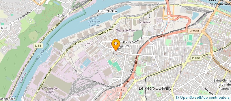 localisation de l'entreprise MADAME CHARLENE DOUCET à LE GRAND-QUEVILLY