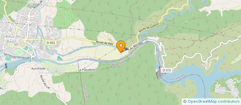 localisation de l'entreprise MADAME CHARLENE DREAN à GREOUX-LES-BAINS