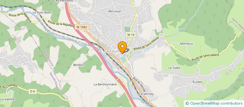 localisation de l'entreprise MADAME CHARLENE DROUET à LA FOUILLOUSE