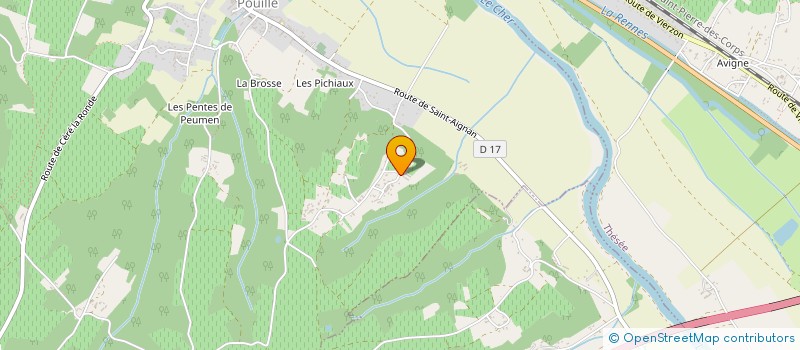 localisation de l'entreprise MADAME CHARLENE DUBOIS  POUILLE