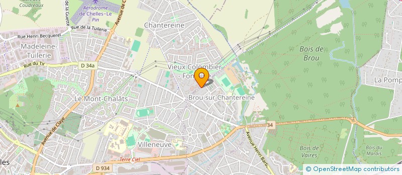 localisation de l'entreprise MADAME CHARLENE DUFAIT  BROU-SUR-CHANTEREINE