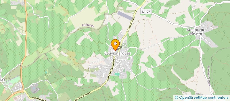 localisation de l'entreprise MADAME CHARLENE DUMAS  SOUVIGNARGUES