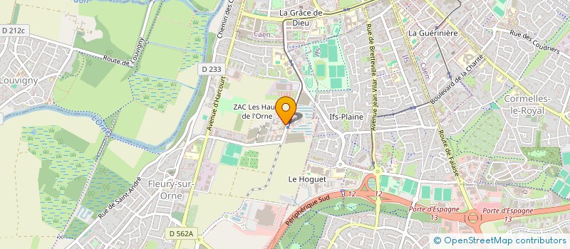 localisation de l'entreprise MADAME CHARLENE DUPONS  FLEURY-SUR-ORNE