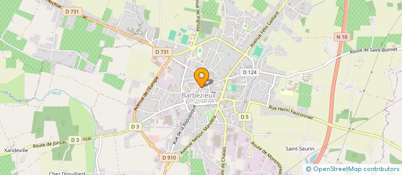localisation de l'entreprise MADAME CHARLENE DUPUY à COGNAC