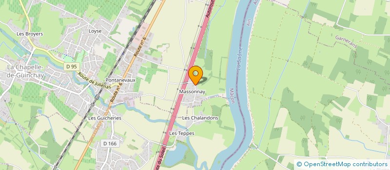 localisation de l'entreprise MADAME CHARLENE DURNERIN  LA CHAPELLE-DE-GUINCHAY