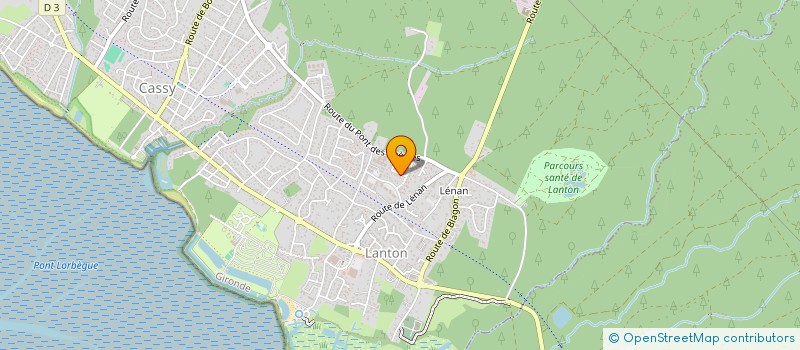 localisation de l'entreprise MADAME CHARLENE DUVIGNAU DUPEYROU  LANTON