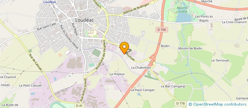 localisation de l'entreprise MADAME CHARLENE EALET à LOUDEAC