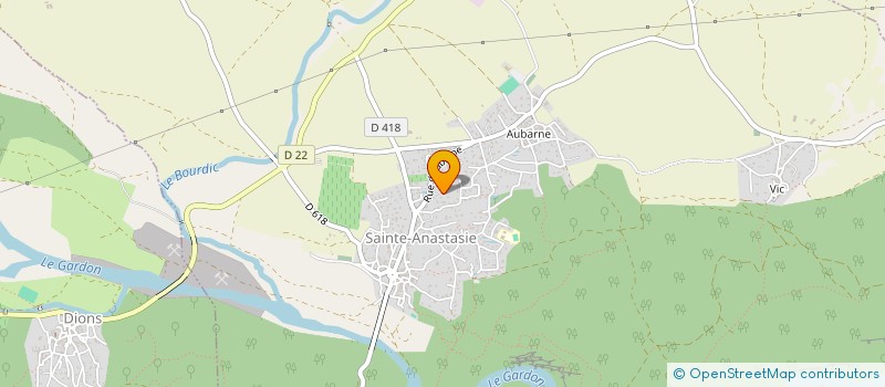 localisation de l'entreprise MADAME CHARLENE FELJAS  SAINTE-ANASTASIE