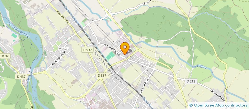 localisation de l'entreprise MADAME CHARLENE FONTANILLE  ASSAT