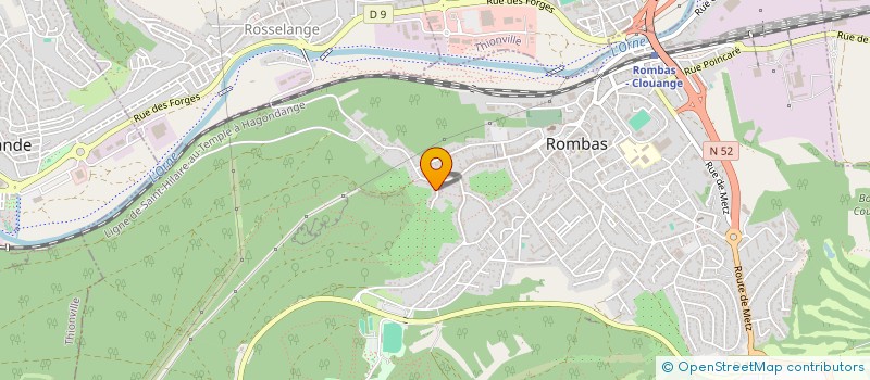localisation de l'entreprise MADAME CHARLENE FOPPA à ROMBAS
