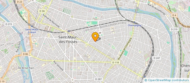 localisation de l'entreprise MADAME CHARLENE FORTIN à SAINT-MAUR-DES-FOSSES