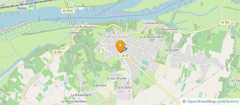 localisation de l'entreprise MADAME CHARLENE FORTUN  OREE-D'ANJOU