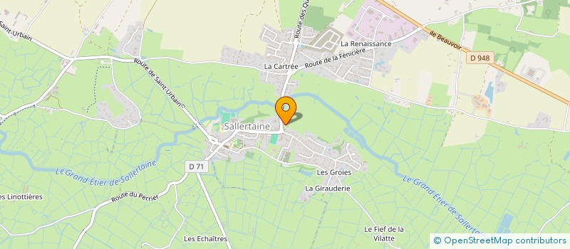 localisation de l'entreprise MADAME CHARLENE FOSSEY à SALLERTAINE