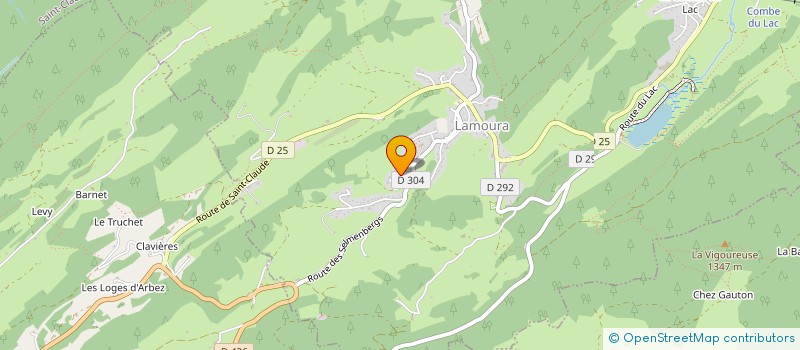 localisation de l'entreprise MADAME CHARLENE FOURNIER  LAMOURA