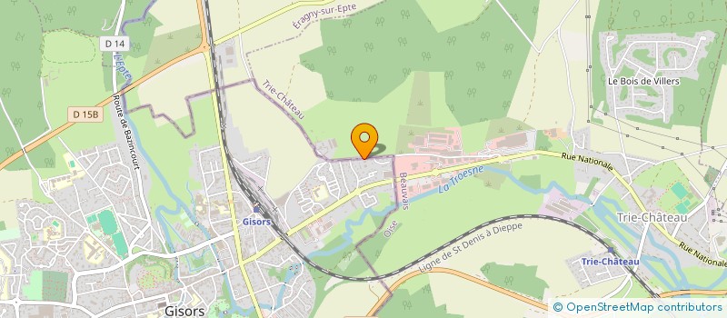 localisation de l'entreprise MADAME CHARLENE FRANCK  GISORS