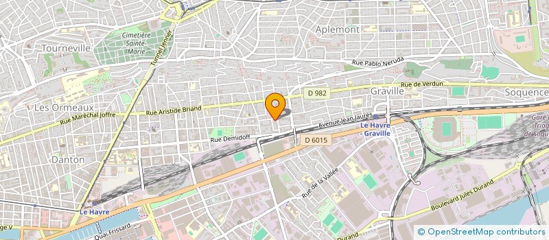 localisation de l'entreprise MADAME CHARLENE FREVAL à LE HAVRE