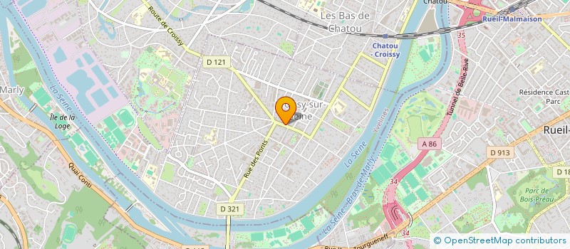 localisation de l'entreprise MADAME CHARLENE FRIGERE  CROISSY-SUR-SEINE