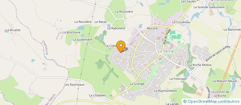 localisation de l'entreprise MADAME CHARLENE GABORIEAU à BAZOGES-EN-PAILLERS